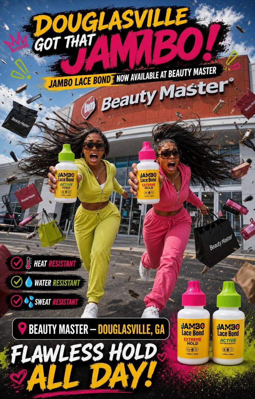 Jambo Lace Bond available at Beauty Master in Douglasville