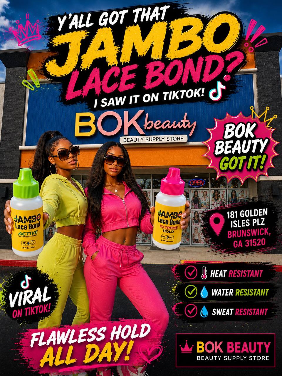 Jambo Lace Bond at BOK Beauty in Brunswick