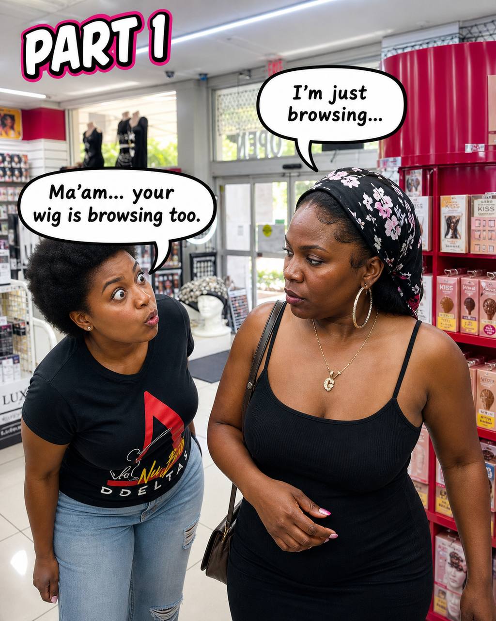 The Wig That Was Browsing Too, episode 2 part 1