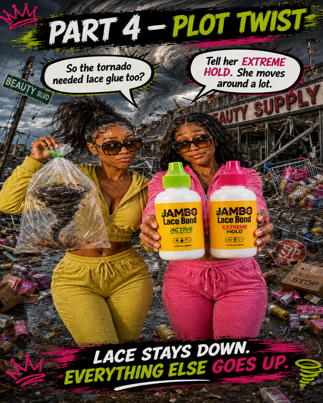 Everything Flying but the Lace, episode 5 part 4