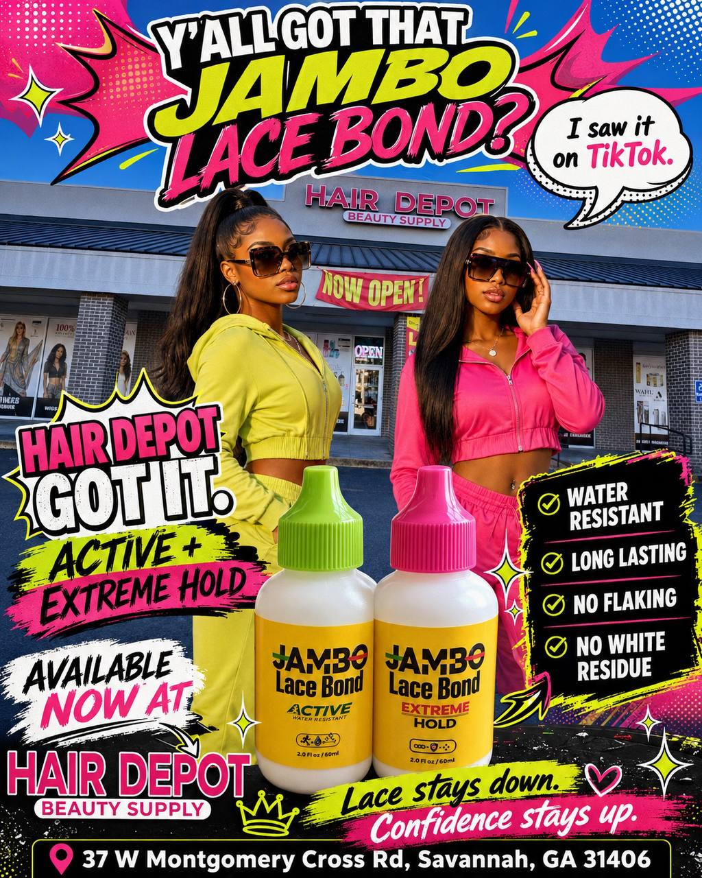 Jambo Lace Bond at Hair Depot Beauty Supply in Savannah